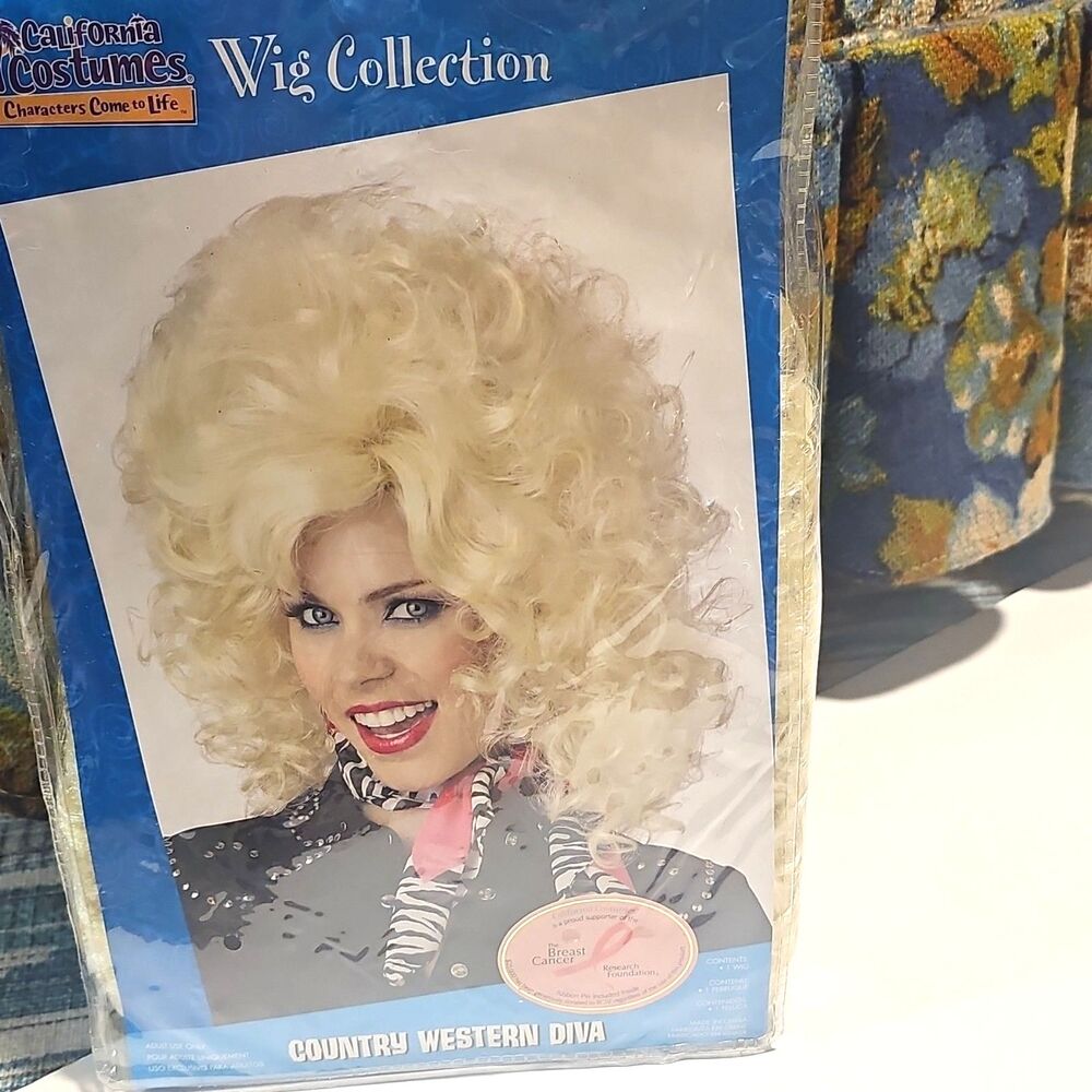 Dolly Parton Country Western Diva Singer Adult Costume Wig